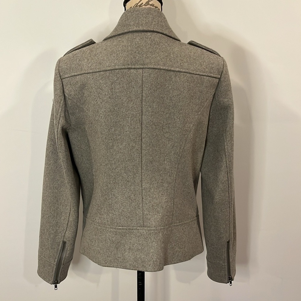 NWOT Victor Alfaro recycled wool moto jacket 10 - Picture 2 of 7